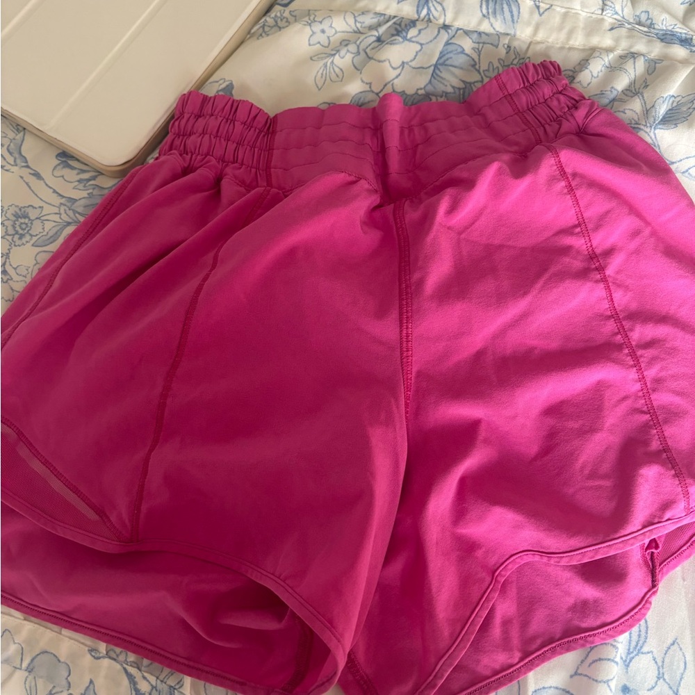 Lululemon Athletica Sonic Pink Hotty Hot Shorts